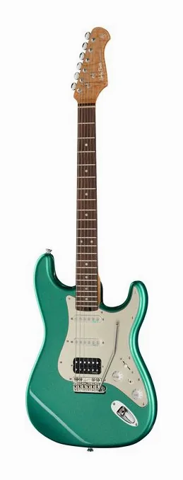 Harley Benton ST-Modern Plus HH LH PM z bliska od przodu