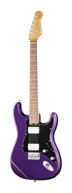 Harley Benton ST-Modern Plus HH VT RM sfotografowana frontalnie