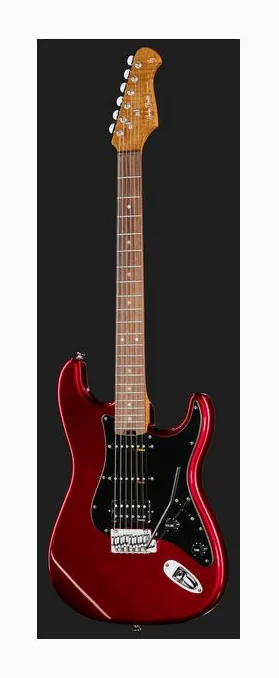 Harley Benton ST-Modern Plus HH Purple MT, linie korpusu z góry