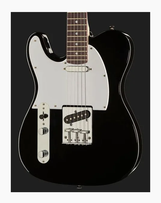 Harley Benton TE-20 BK Lefthand Std. 1, korpus i lakier z bliska