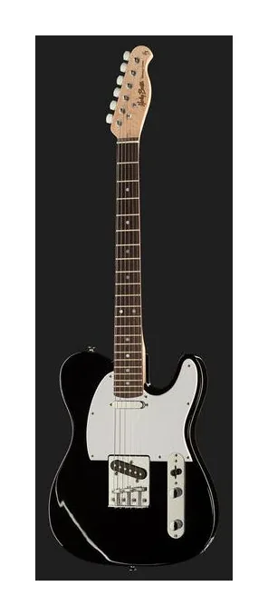 Harley Benton TE-20 BK Lefthand Std. 1 widziana od przodu