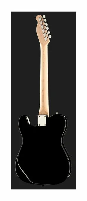 Harley Benton TE-20 BK LH Standard Series ujęta od przodu na neutralnym tle