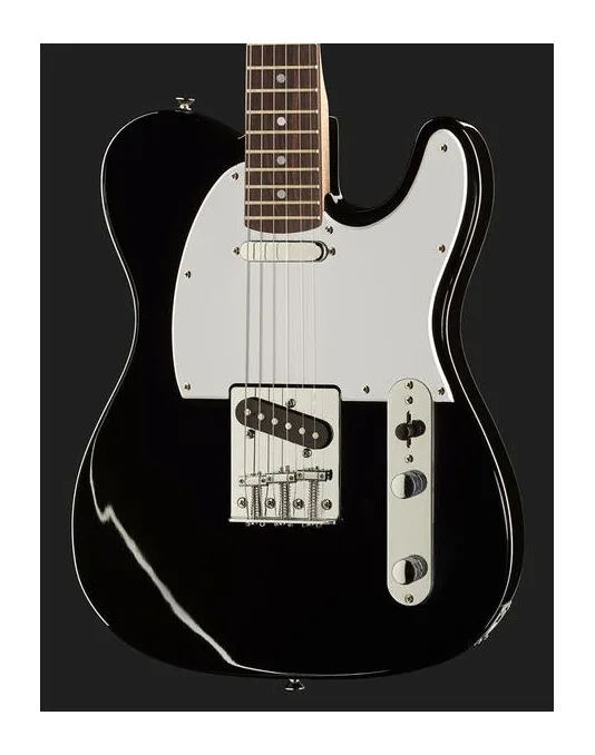 Harley Benton TE-20 BK Standard Series, korpus i lakier z bliska