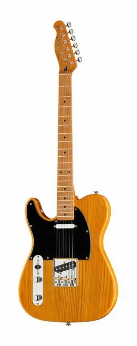 Harley Benton TE-52 NA LH Vintage Series sfotografowana frontalnie