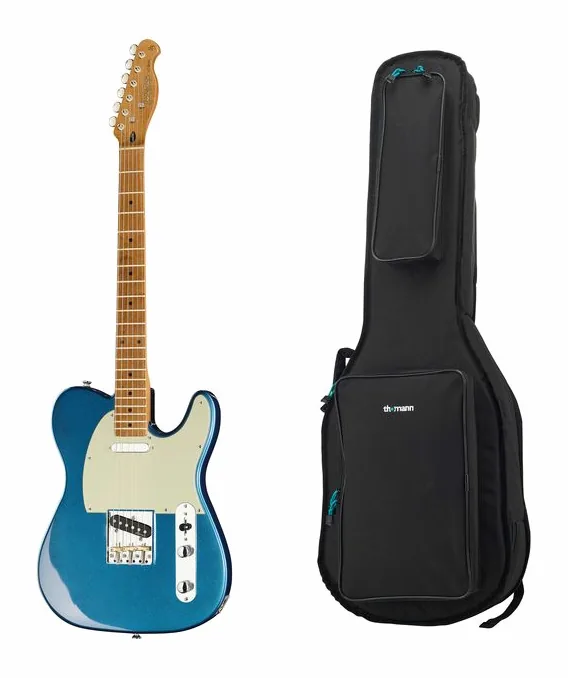 Harley Benton TE-62CC SP w/Bag z bliska od przodu