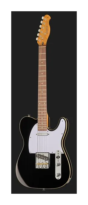 Harley Benton TE-62DB BK w/Bag, korpus i lakier z bliska