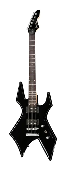 Harley Benton WL-20BK Rock Series widziana od przodu