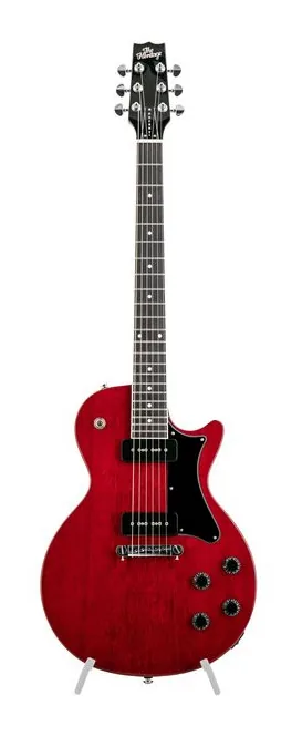 Heritage Guitar Ascent+ H-137 P90 Cherry sfotografowana frontalnie