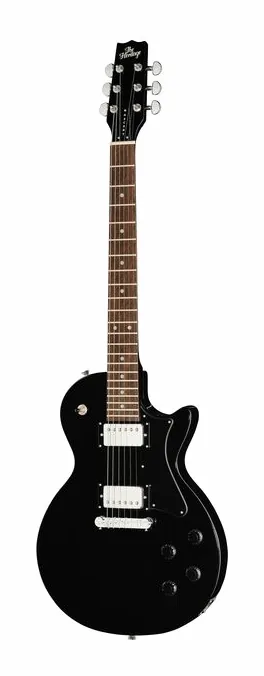 Heritage Guitar Ascent H-137 Humbucker Black sfotografowana frontalnie
