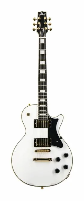 Heritage Guitar Ascent+ H-157 Alpine White sfotografowana frontalnie