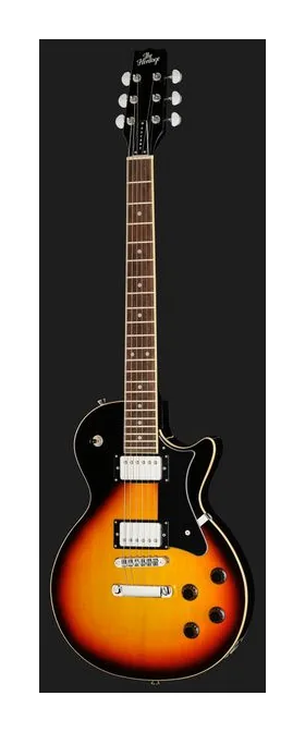 Heritage Guitar Ascent+ H-150 Lake Blue Burst widziana od przodu