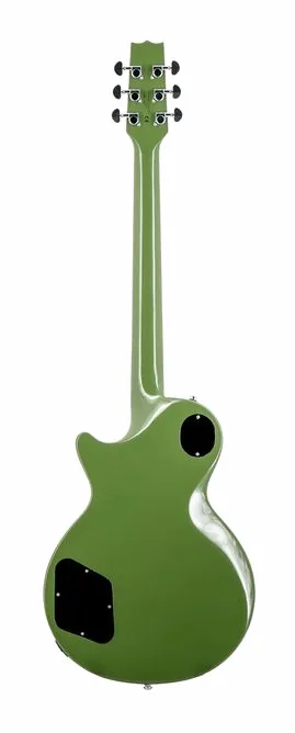 Heritage Guitar Ascent+ H-137 P90 Olive Drab, gryf i podstrunnica z boku