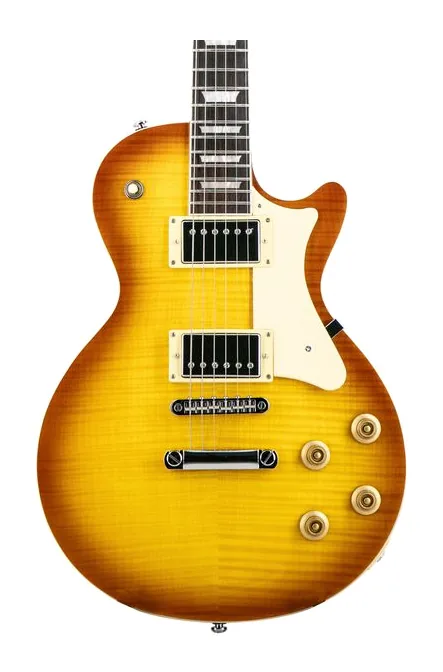 Heritage Guitar Ascent+ H-150 Dirty Lemon Burs, główka z kluczami i logo