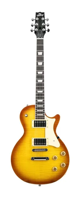 Heritage Guitar Ascent+ H-150 Dirty Lemon Burs z bliska od przodu