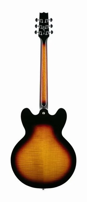Heritage Guitar Ascent+ H-535 Sunburst, gryf i podstrunnica z boku