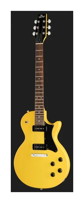 Heritage Guitar Ascent H-137 P90 Marigold Y, przełącznik przetworników i gniazdo wyjściowe