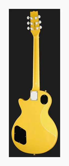 Heritage Guitar Ascent H-137 P90 Marigold Y, przetworniki i gałki regulacji