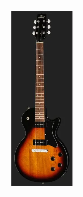 Heritage Guitar Ascent H-137 P90 Sunburst, korpus i lakier z bliska