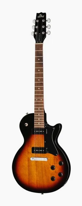 Heritage Guitar Ascent H-137 P90 Sunburst z bliska od przodu