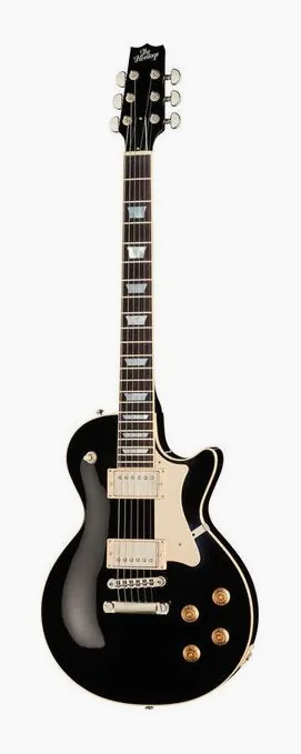 Heritage Guitar H-150 Ebony widziana od przodu
