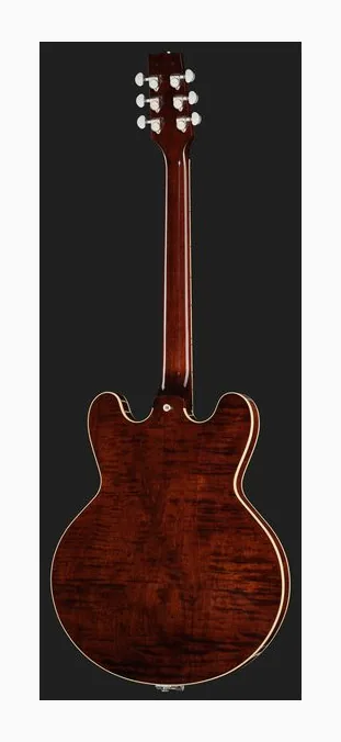 Heritage Guitar H-535 Std Lollatron/Bigsby ODB, główka z kluczami i logo