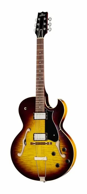 Heritage Guitar H-575 OSB z bliska od przodu