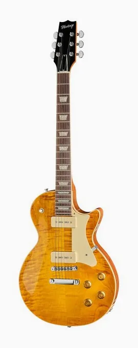 Heritage Guitar Standard II H-150 P90 DLB ujęta od przodu na neutralnym tle