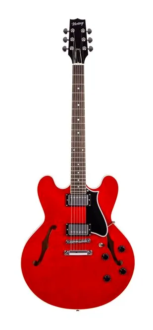 Heritage Guitar Standard II H-535 Trans Cherry widziana od przodu