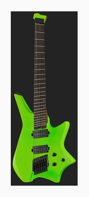 Hils HZ7 Satin Neon Green, linie korpusu z góry