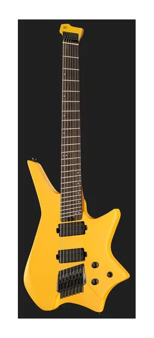 Hils HZ7 Satin Honey Yellow, korpus i lakier z bliska