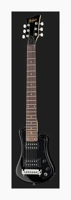 Höfner Shorty Deluxe RD z bliska od przodu