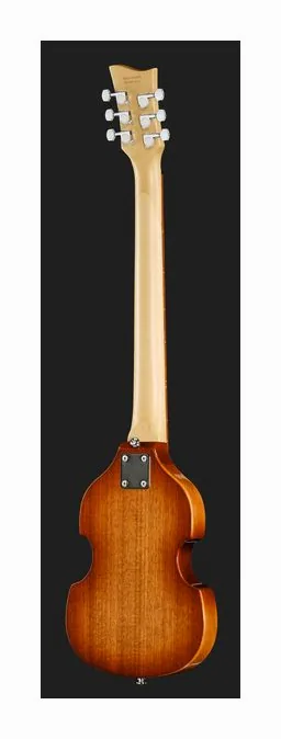 Höfner Shorty Violin Guitar SB/Per, korpus i lakier z bliska