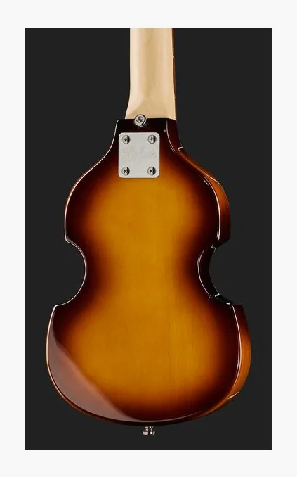 Höfner Shorty Violin Guitar, gryf i podstrunnica z boku