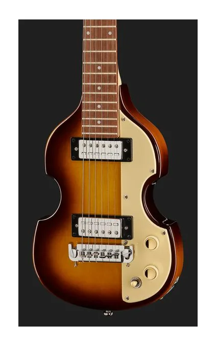 Höfner Shorty Violin Guitar, profil boczny korpusu