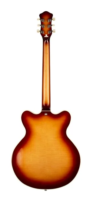 Höfner Verythin CT Special Sunburst, główka z kluczami i logo