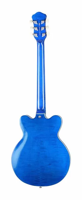 Höfner Verythin CT Deluxe Special Blu, gryf i podstrunnica z boku