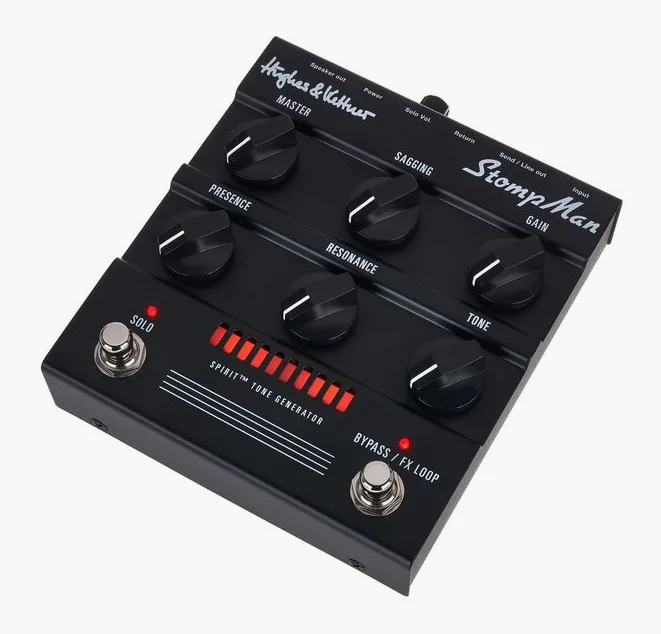 Hughes & Kettner StompMan, widok z góry na head