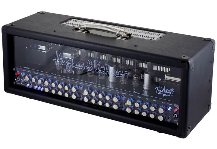 Hughes & Kettner Triamp Mark 3, gałki i przełącznik kanałów