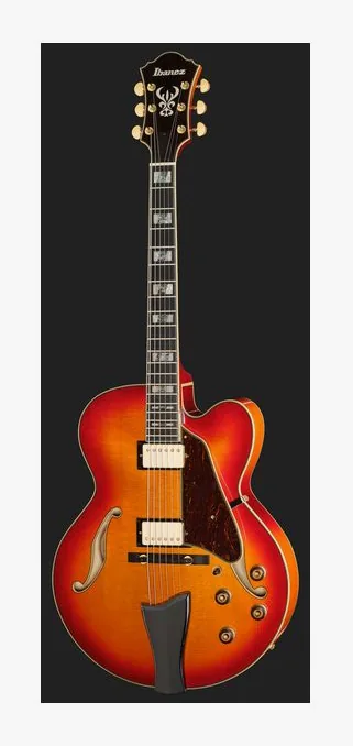 Ibanez AF115-AWB, prog zerowy i pierwsze pozycje na gryfie