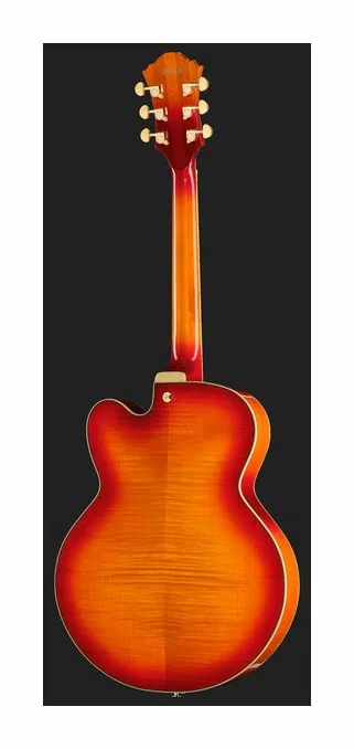 Ibanez AF115-AWB, korpus i lakier z bliska