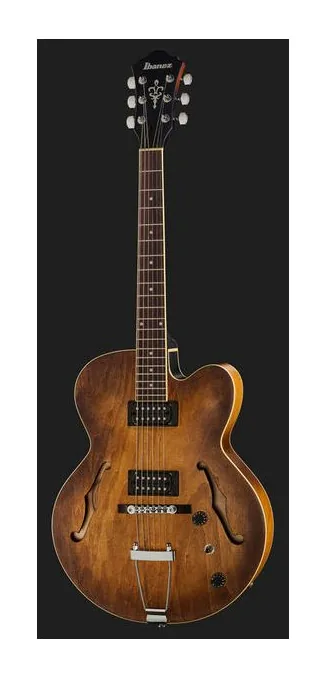 Ibanez AF55-TF, główka z kluczami i logo