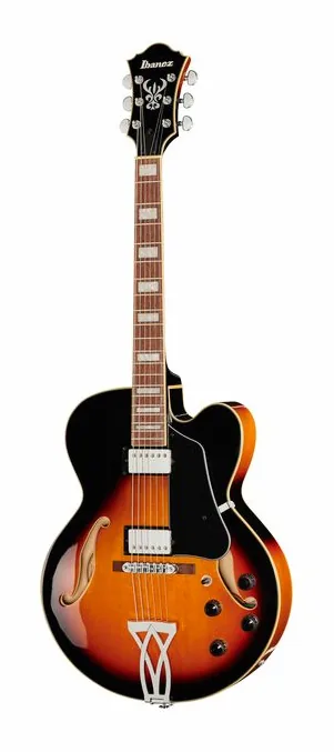 Ibanez AF75-BS sfotografowana frontalnie