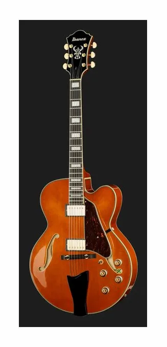 Ibanez AF95-DA, główka z kluczami i logo