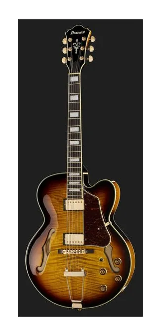 Ibanez AF95FM-AYS, korpus i lakier z bliska