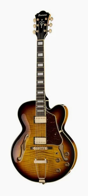 Ibanez AF95FM-AYS widziana od przodu