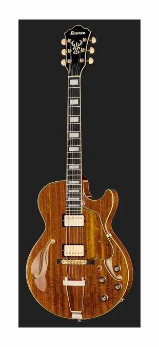 Ibanez AG95K-NT, główka z kluczami i logo