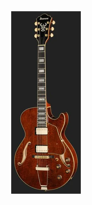 Ibanez AG95MG-DA, główka z kluczami i logo