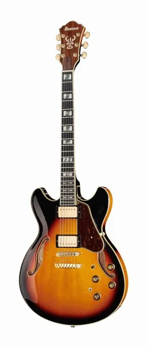 Ibanez AS113-BS sfotografowana frontalnie