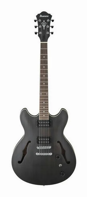 Ibanez AS53-TKF Artcore ujęta od przodu na neutralnym tle