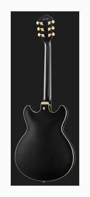 Ibanez AS73 G BKF, linie korpusu z góry